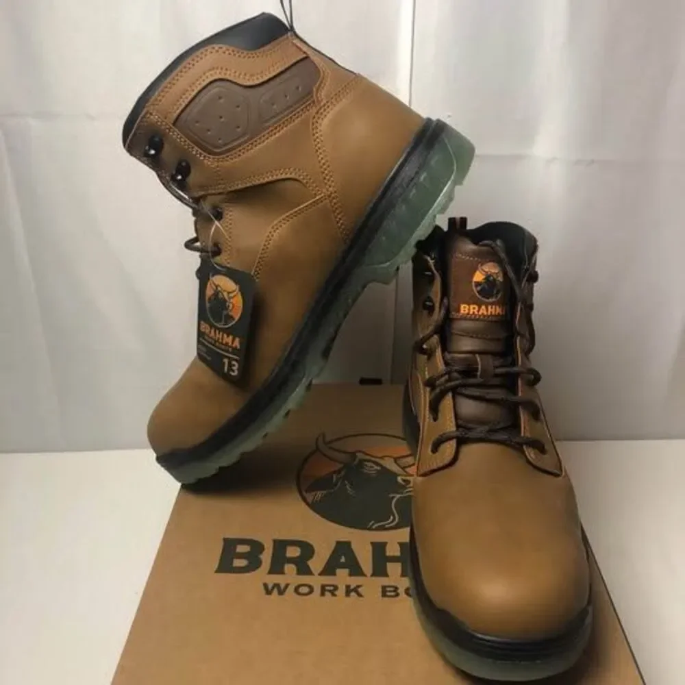 Brahma Mens New Steel Toe Work Boots Size 13